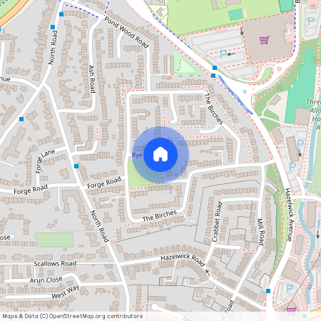 Rye Ash, Three Bridges, Crawley