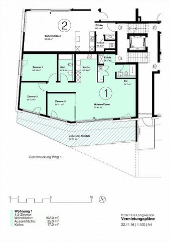 Moderne 4.5-Zimmer-Wohnung mit idyllischem Sitzplatz zu vermieten - Foto 5