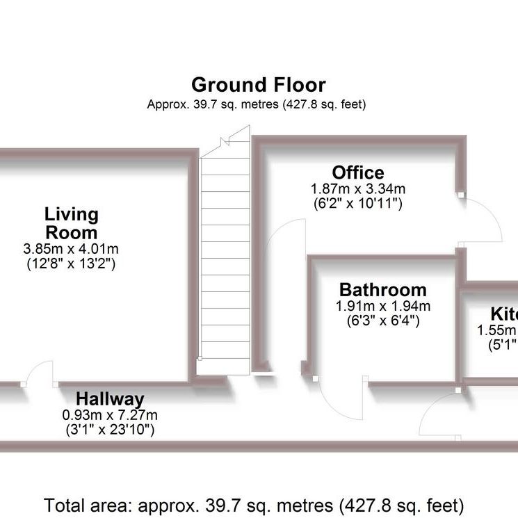 2 bedroom maisonette to rent - Photo 1