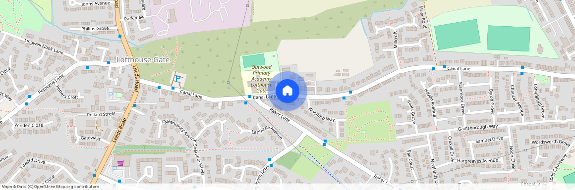 Canal Lane, Wakefield, West Yorkshire, WF3