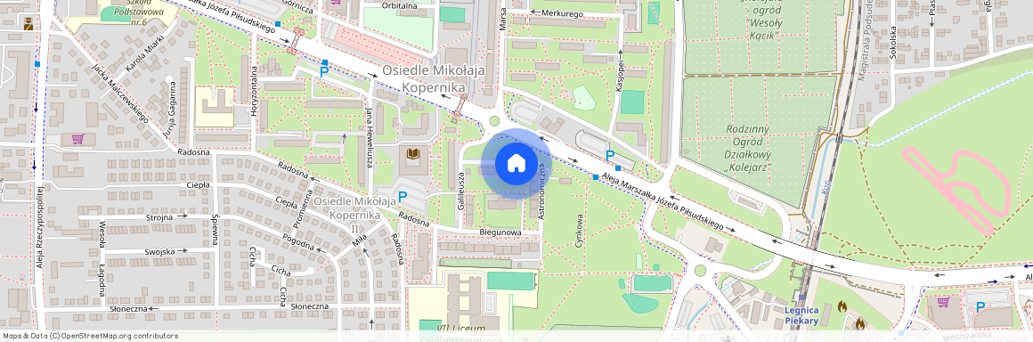 ul. Galileusza, Legnica, dolnośląskie