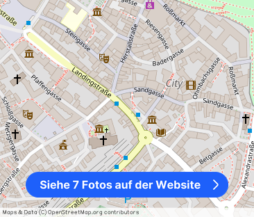 Möbliertes Dachgeschossstudio in zentraler Lage in Aschaffenburg - Foto 1