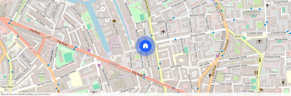 Wellesley Terrace, Micawber Wharf, N1