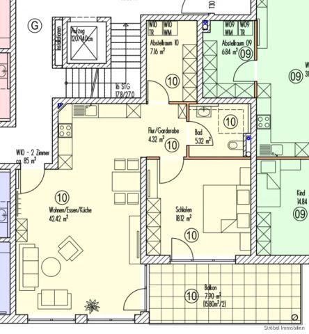 Exklusive 2-Zimmerwohnung im schönen Schrozberg zu vermieten - Foto 3