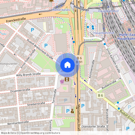 Rudolf-Breitscheid-Str. 24 (Südliche Innenstadt), 06110 Halle