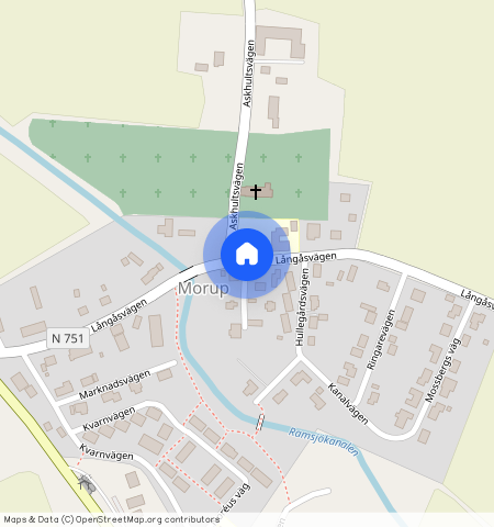 Långåsvägen, Morup