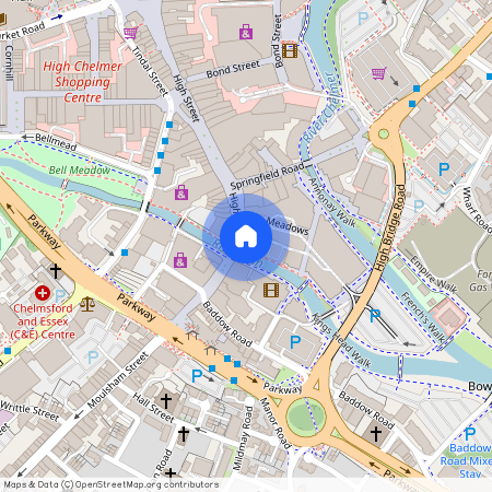 Canside, City Centre, Chelmsford, Essex, CM1