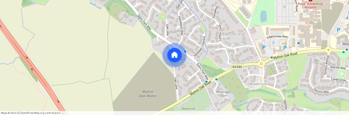 2, Oak Cottages, Oak Lane, Bicton Heath, Shrewsbury, SY3 5BN