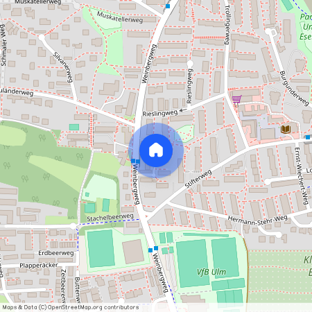 Weinbergweg, 89075 Baden-Württemberg - Ulm