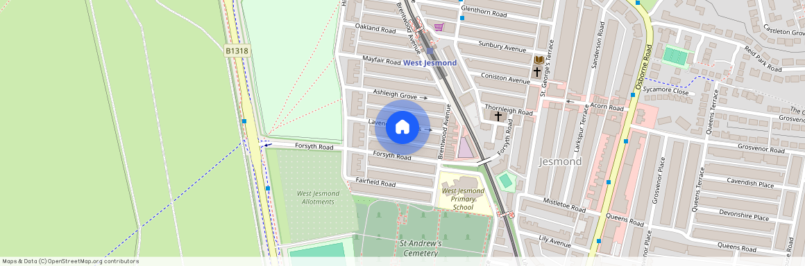 (?ppw) Lavender Gardens, Jesmond, Newcastle Upon Tyne, NE2