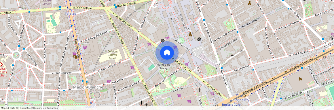 Avenue d'Ivry, Francja, Paris