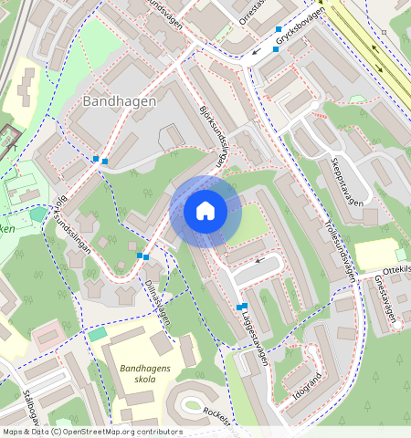 Läggestavägen **, Bandhagen