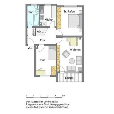 Modernisierte 3-Zimmer-Wohnung in Mülheim-Saarn - Photo 2