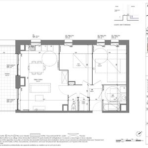 Location Appartement 3 pièces 67m² CROIX 59170 - Photo 3