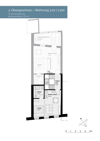1½-Zimmerwohnung - Modern wohnen in historischem Ambiente - Photo 5