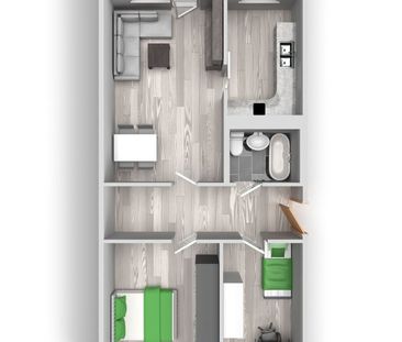 3-Raum-Wohnung Heidekrautweg 7 - Photo 6