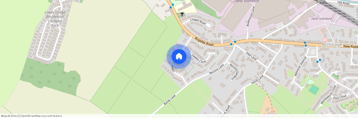 Upper Lodge Road, Armitage WS15