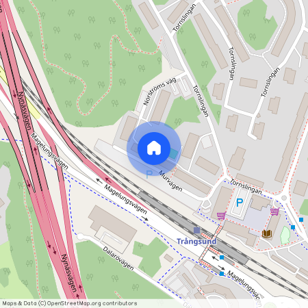 Murvägen, Trångsund