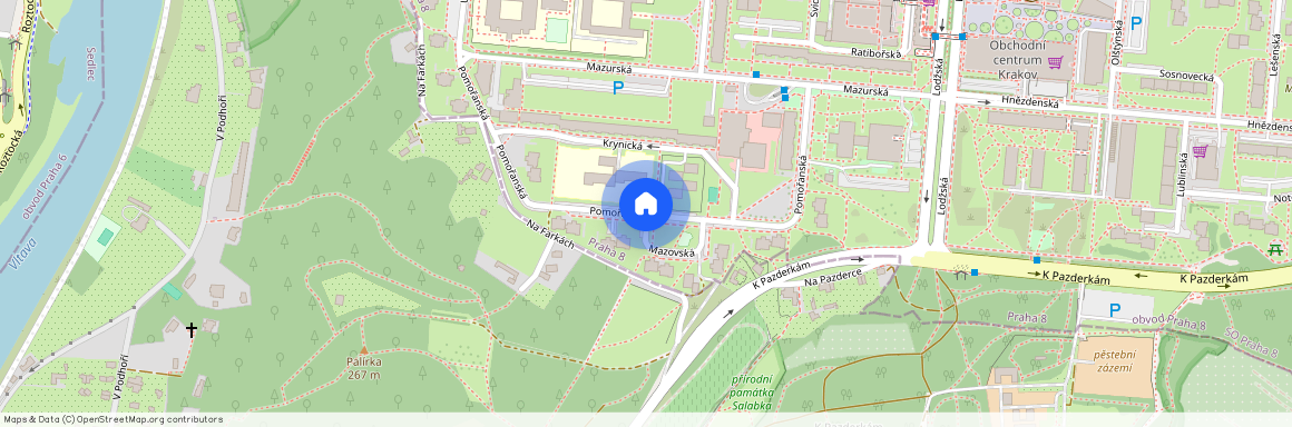 Pomořanská, Praha 8 - Troja