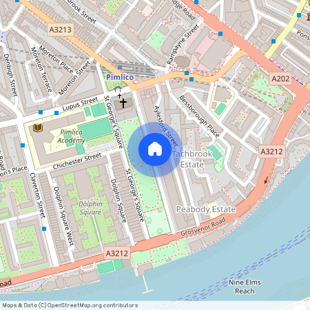 St Georges Square London SW1V
