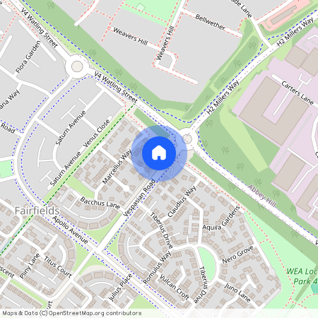 Vespasian Road, Fairfields