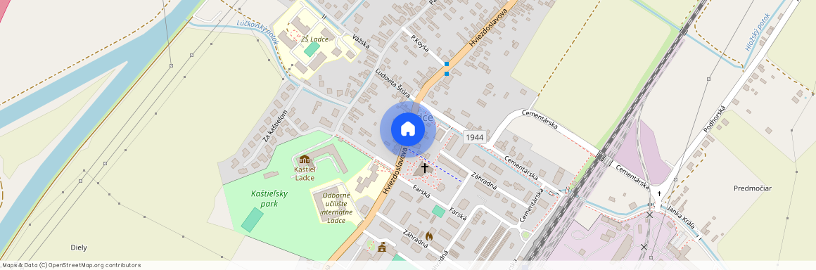 Ceementárska Ilava, Trenčiansky kraj, Ladce