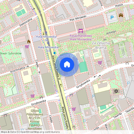 al. Aleja Jana Pawła II, Śródmieście Północne, Śródmieście, Warszawa, mazowieckie