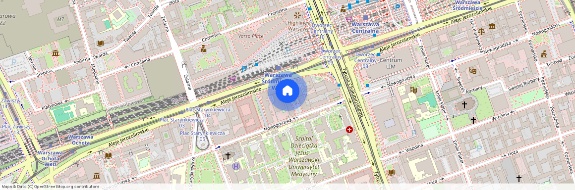 Warszawa Śródmieście, Aleje Jerozolimskie