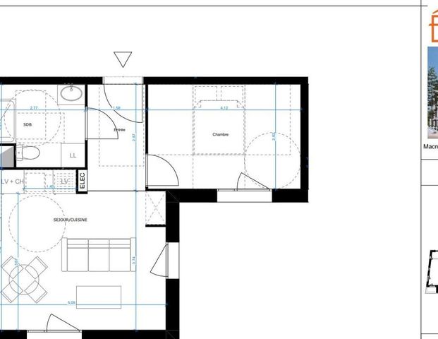 location Appartement T2 DE 42.61m² À BAYEUX - Photo 1