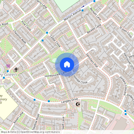 Honeysuckle Lane, Langley Green
