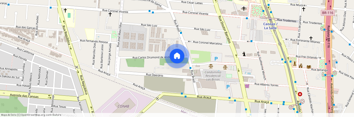 Rua, Carlos Drumond de Andrade, 188, Centro, Canoas
