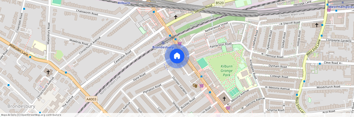 Dyne Road, Brondesbury Park