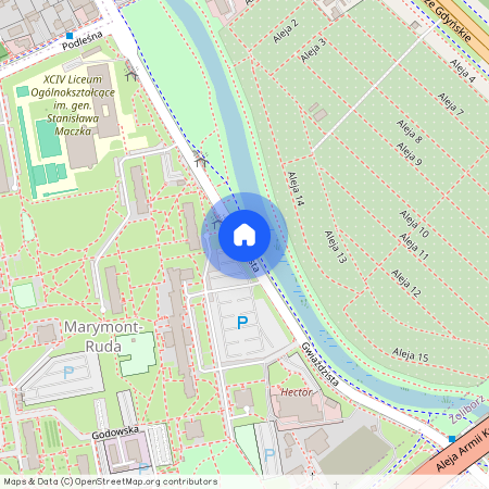 Warszawa, Bielany, Marymont, Gwiaździsta
