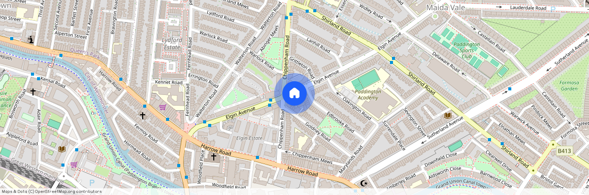 Elgin Avenue, Maida Vale, London, W9
