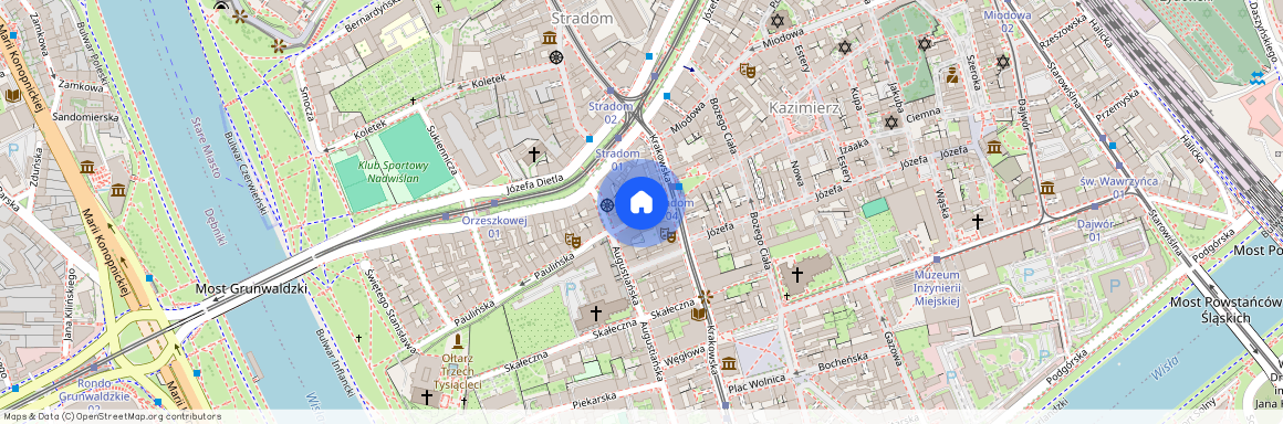 ul. Meiselsa, Kazimierz, Stare Miasto, Kraków, małopolskie