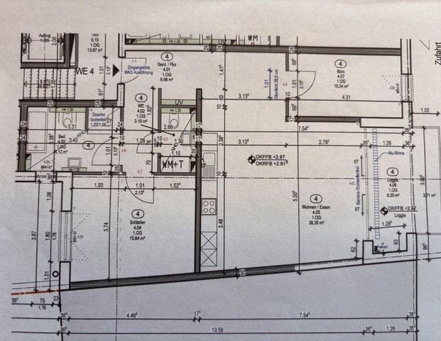 Helle 3-Zimmer-Wohnung mit Loggia und Südseitenausrichtung in Bad - Photo 1
