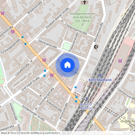 Rüdesheimerstraße, 51065 Köln - Mülheim