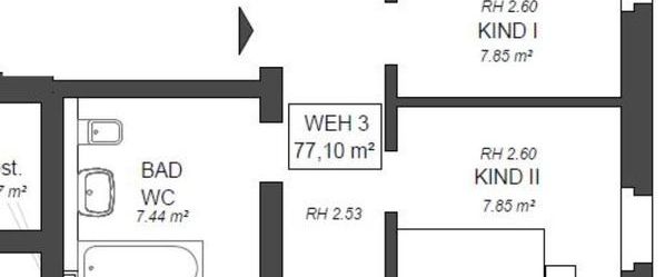 Schöne 4 Raumwohnung im 1. OG, Bad neu, FuboHz - Photo 1