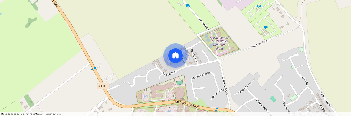 Kestrel Close, Beck Row, Bury St. Edmunds, Suffolk, IP28