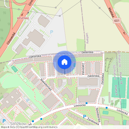 Zakšínská, Praha 9 - Střížkov