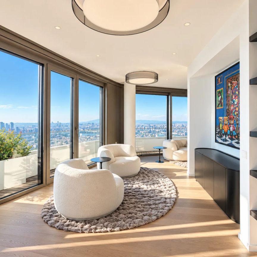 Luxury Residence with breathtaking Skyline Views: 43. Floor DANUBEFLATS Vienna - Foto 1