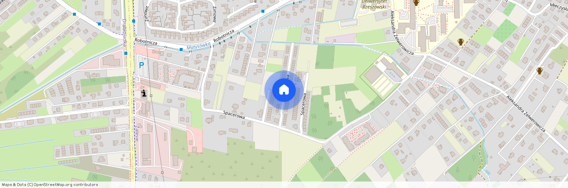 Rzeszów, Zalesie, Spacerowa