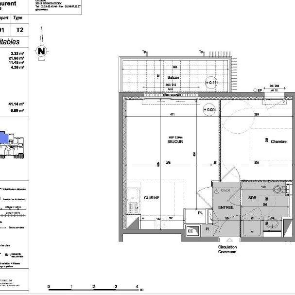 Appartement T2 à louer - 41 m² - Photo 2