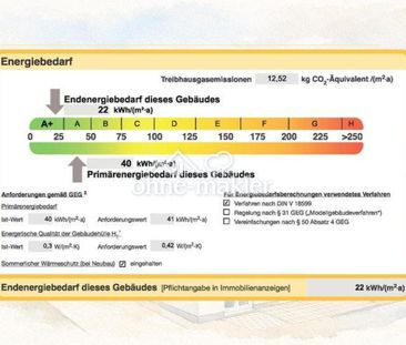 Neubau, Erstbezug, 3-Zimmer-Maisonette-Wohnung im gewachsenen, ruhi... - Photo 1