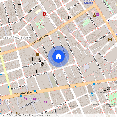 Berners Street, Fitzrovia, W1T