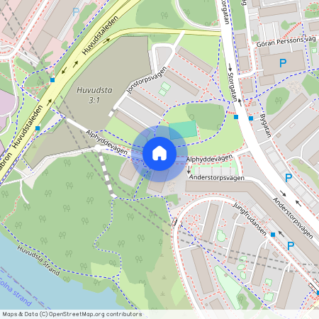 Alphyddevägen, Solna