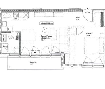 2.5 Zimmer, 55 m², EG - Foto 4