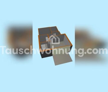 TAUSCHWOHNUNG 2 Zimmer Wohnung mit großen Wohnzimmer + eingezäuntem... - Foto 1