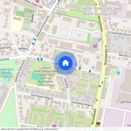 ul. Armii Krajowej, Ostrów Wielkopolski, ostrowski, wielkopolskie