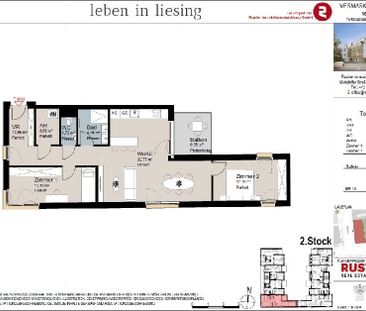 Erstbezug - 3-Zimmer Neubauwohnung mit Balkon | Fertigstellung 2025 - Photo 4